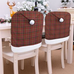 ScotsTee Shop Scottish Ogilvie (Ogilvy) of Strathallan Tartan Santa Hat Christmas Chair Covers Decoration Table Dinner