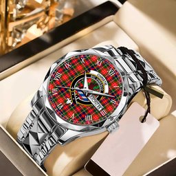 Christie Tartan Watch Alloy Quartz Watch with Leather Box