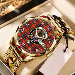 Christie Tartan Watch Alloy Quartz Watch with Leather Box