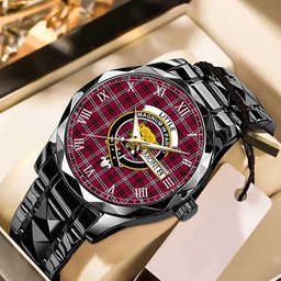 Little Tartan Watch Alloy Quartz Watch with Leather Box