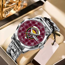 Little Tartan Watch Alloy Quartz Watch with Leather Box