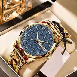 Earl of St Andrews Tartan Watch Alloy Quartz Watch with Leather Box