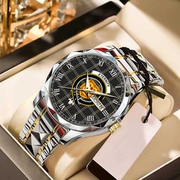 Eternity Tartan Watch Alloy Quartz Watch with Leather Box