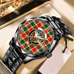 Gibbs Tartan Watch Alloy Quartz Watch with Leather Box
