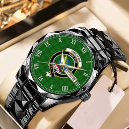 Tribe of Mar Tartan Watch Alloy Quartz Watch with Leather Box