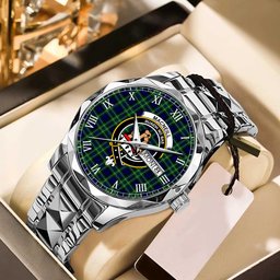MacNeill of Colonsay Ancient Tartan Watch Alloy Quartz Watch with Leather Box