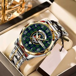 MacNeill of Colonsay Ancient Tartan Watch Alloy Quartz Watch with Leather Box