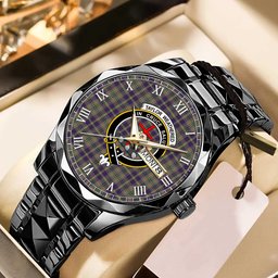 Taylor Tartan Watch Alloy Quartz Watch with Leather Box