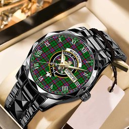 McGeachie Tartan Watch Alloy Quartz Watch with Leather Box