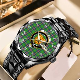 Newman Tartan Watch Alloy Quartz Watch with Leather Box