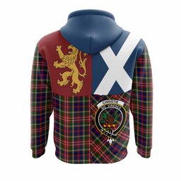 ScotsTee Shop Scottish Christie Crest Tartan Hoodie Lion Rampant Saltire Style