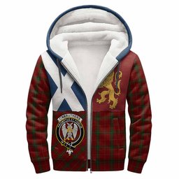 ScotsTee Shop Scottish Carruthers Crest Tartan Hoodie Lion Rampant Saltire Style