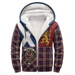 ScotsTee Shop Scottish Carnegie Crest Tartan Hoodie Lion Rampant Saltire Style