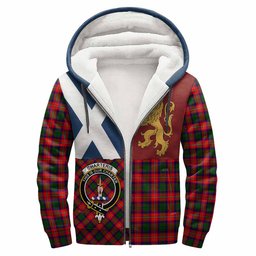 ScotsTee Shop Scottish Charteris Crest Tartan Hoodie Lion Rampant Saltire Style