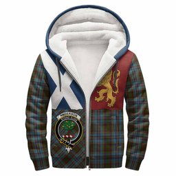 ScotsTee Shop Scottish Anderson Crest Tartan Hoodie Lion Rampant Saltire Style
