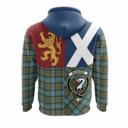 ScotsTee Shop Scottish Brisbane Crest Tartan Hoodie Lion Rampant Saltire Style