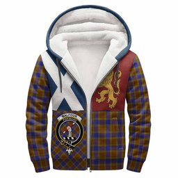 ScotsTee Shop Scottish Balfour Crest Tartan Hoodie Lion Rampant Saltire Style