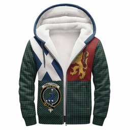 ScotsTee Shop Scottish Arbuthnot Crest Tartan Hoodie Lion Rampant Saltire Style