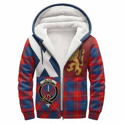 ScotsTee Shop Scottish Blane Crest Tartan Hoodie Lion Rampant Saltire Style