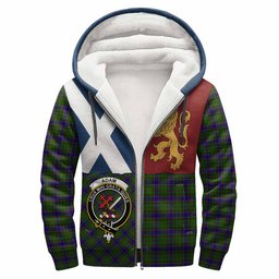ScotsTee Shop Scottish Adam Crest Tartan Hoodie Lion Rampant Saltire Style