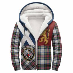ScotsTee Shop Scottish Dennistoun Crest Tartan Hoodie Lion Rampant Saltire Style