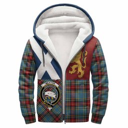 ScotsTee Shop Scottish Beaton Crest Tartan Hoodie Lion Rampant Saltire Style