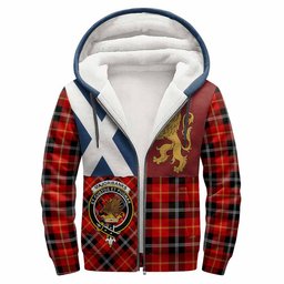 ScotsTee Shop Scottish Majoribanks Crest Tartan Hoodie Lion Rampant Saltire Style
