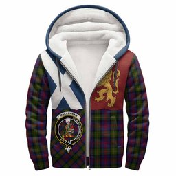 ScotsTee Shop Scottish MacLennan (McLennan) Crest Tartan Hoodie Lion Rampant Saltire Style