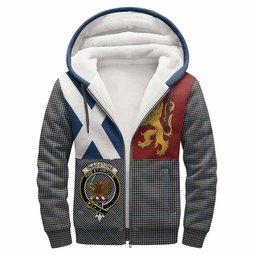 ScotsTee Shop Scottish Gladstone (Gladstanes) Crest Tartan Hoodie Lion Rampant Saltire Style