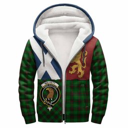 ScotsTee Shop Scottish Halkett Crest Tartan Hoodie Lion Rampant Saltire Style