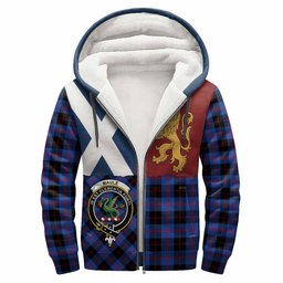 ScotsTee Shop Scottish Maule Crest Tartan Hoodie Lion Rampant Saltire Style