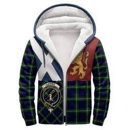 ScotsTee Shop Scottish Lammie Crest Tartan Hoodie Lion Rampant Saltire Style