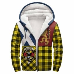 ScotsTee Shop Scottish MacLeod (McLeod) Crest Tartan Hoodie Lion Rampant Saltire Style