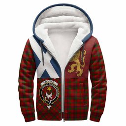 ScotsTee Shop Scottish MacColl (McColl) Crest Tartan Hoodie Lion Rampant Saltire Style