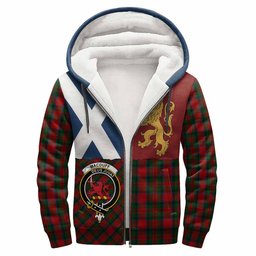 ScotsTee Shop Scottish MacDuff (McDuff) Crest Tartan Hoodie Lion Rampant Saltire Style