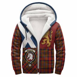 ScotsTee Shop Scottish Hepburn Crest Tartan Hoodie Lion Rampant Saltire Style