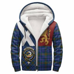 ScotsTee Shop Scottish Edmonstone Crest Tartan Hoodie Lion Rampant Saltire Style