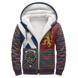 ScotsTee Shop Scottish MacBeth (McBeth) Crest Tartan Hoodie Lion Rampant Saltire Style