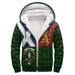ScotsTee Shop Scottish Logie Crest Tartan Hoodie Lion Rampant Saltire Style
