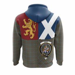 ScotsTee Shop Scottish Haig Crest Tartan Hoodie Lion Rampant Saltire Style