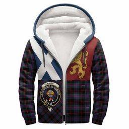 ScotsTee Shop Scottish Nairn Crest Tartan Hoodie Lion Rampant Saltire Style
