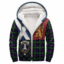 ScotsTee Shop Scottish Malcolm Crest Tartan Hoodie Lion Rampant Saltire Style