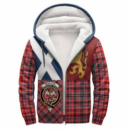 ScotsTee Shop Scottish Straiton Crest Tartan Hoodie Lion Rampant Saltire Style