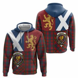 ScotsTee Shop Scottish Sinclair Crest Tartan Hoodie Lion Rampant Saltire Style
