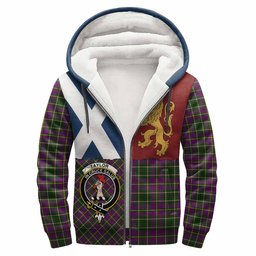 ScotsTee Shop Scottish Taylor (Tailyour) Crest Tartan Hoodie Lion Rampant Saltire Style