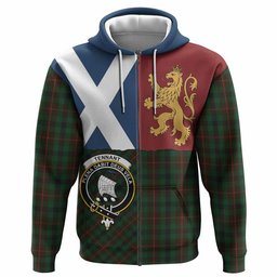 ScotsTee Shop Scottish Tennant Crest Tartan Hoodie Lion Rampant Saltire Style