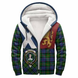 ScotsTee Shop Scottish Paterson Crest Tartan Hoodie Lion Rampant Saltire Style