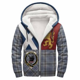 ScotsTee Shop Scottish Tweedie Crest Tartan Hoodie Lion Rampant Saltire Style