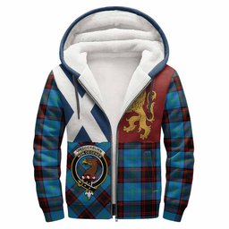 ScotsTee Shop Scottish Wedderburn Crest Tartan Hoodie Lion Rampant Saltire Style