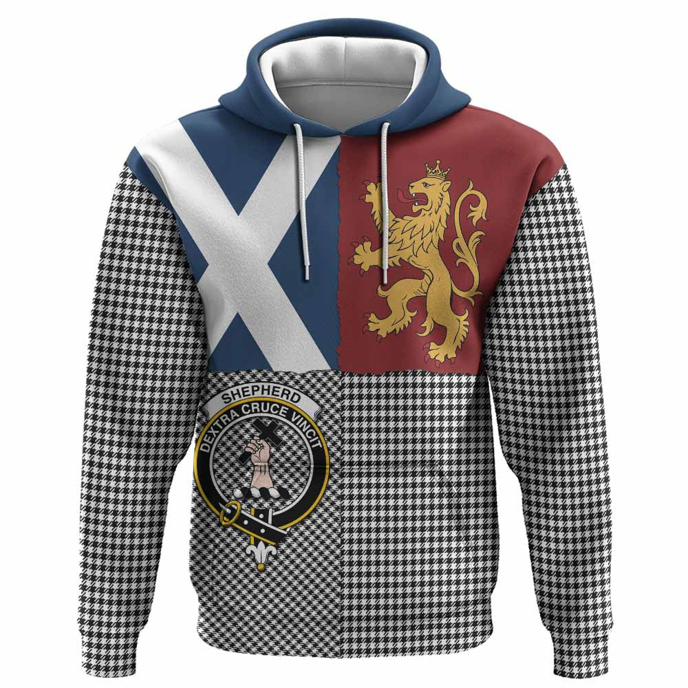 ScotsTee Shop Scottish Shepherd Crest Tartan Hoodie Lion Rampant Saltire Style